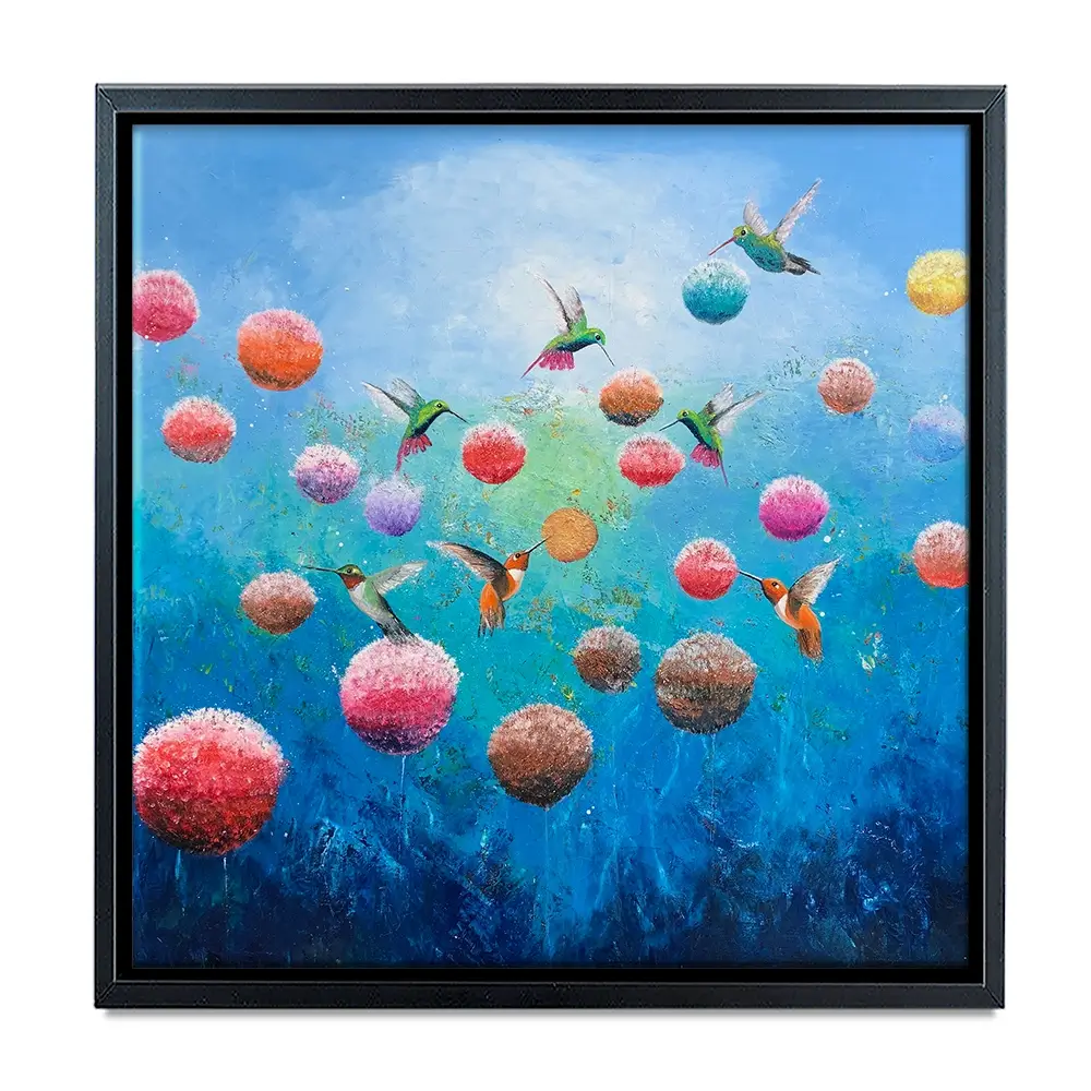 Surrender To Love Square Canvas Print Surrender To Love Square Canvas Print wall art product Laure Bury