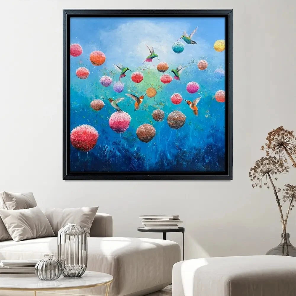 Surrender To Love Square Canvas Print Surrender To Love Square Canvas Print wall art product Laure Bury