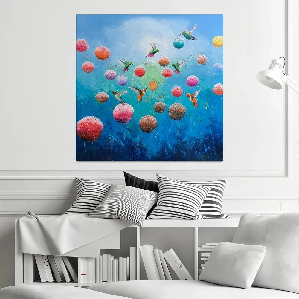 Surrender To Love Square Canvas Print Surrender To Love Square Canvas Print wall art product Laure Bury
