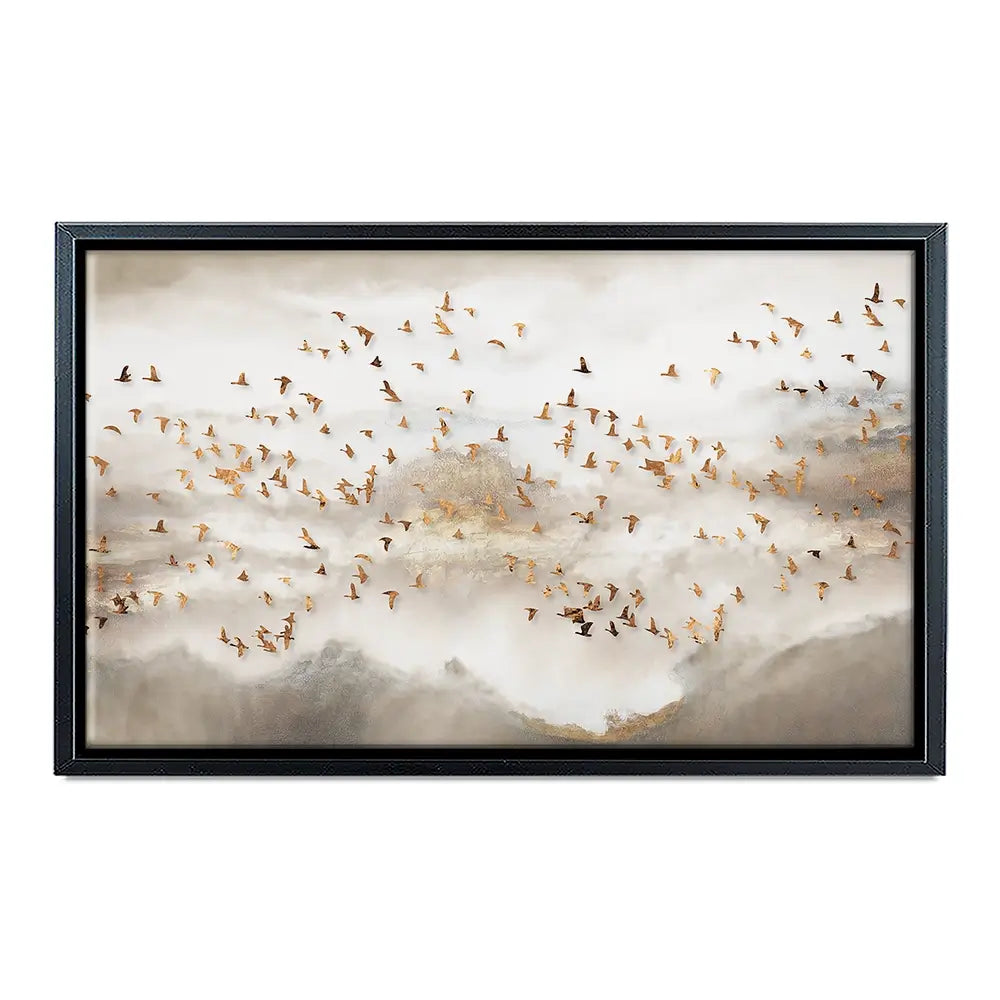 Swarm Of Birds Canvas Print Swarm Of Birds Canvas Print wall art product Art Print Shop