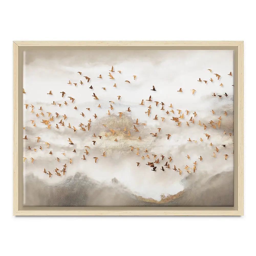 Swarm Of Birds Canvas Print Swarm Of Birds Canvas Print wall art product Art Print Shop