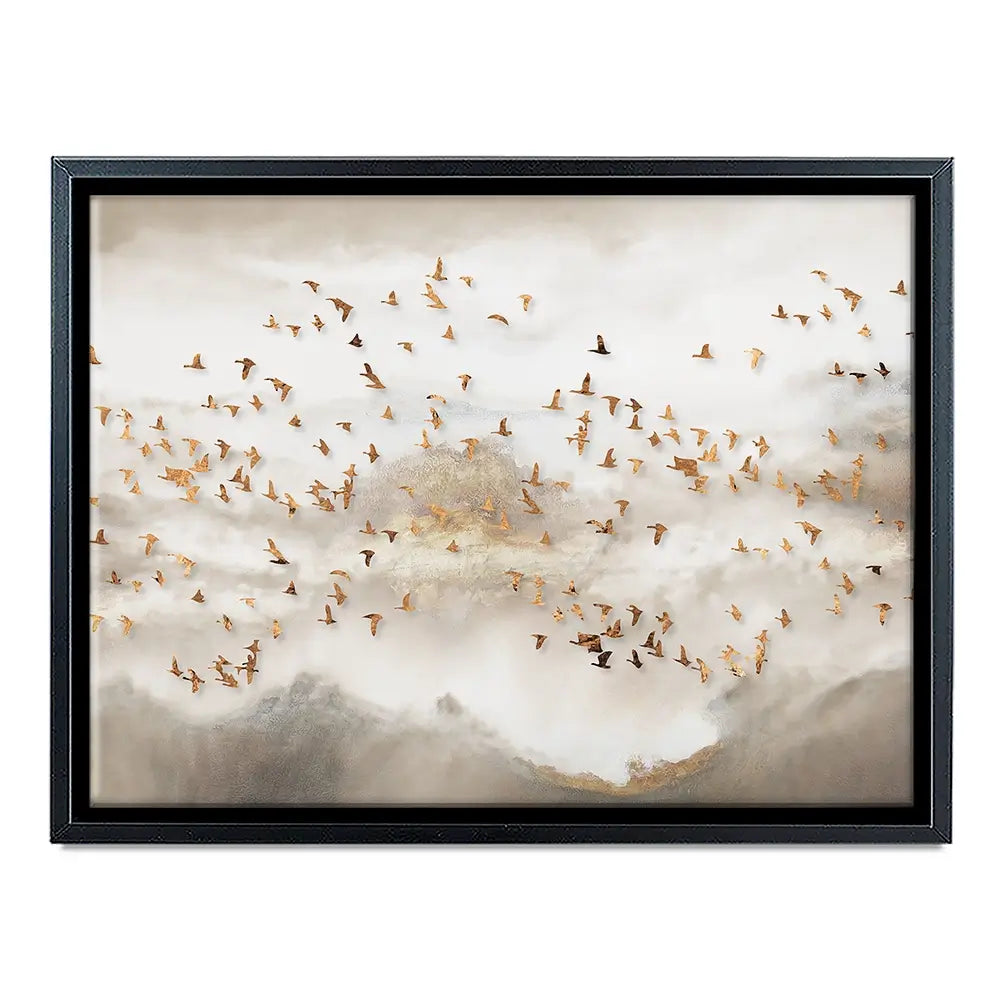 Swarm Of Birds Canvas Print Swarm Of Birds Canvas Print wall art product Art Print Shop