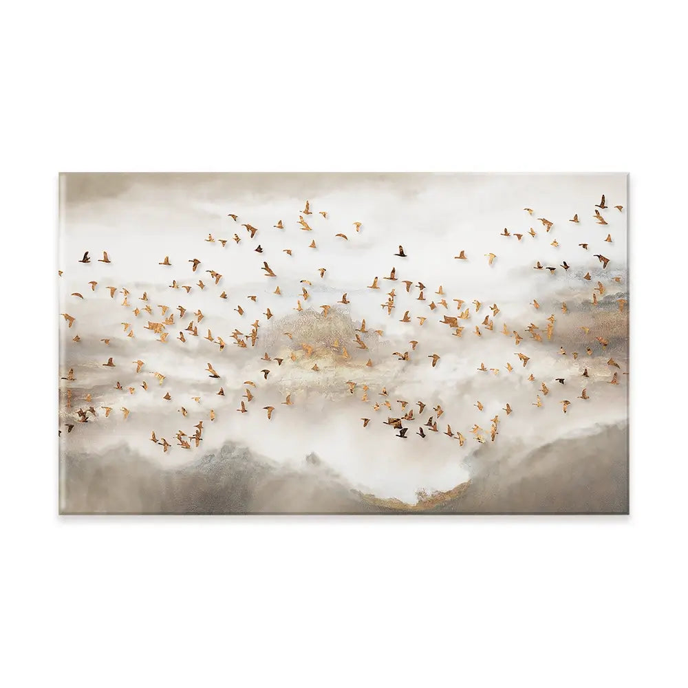 Swarm Of Birds Canvas Print Swarm Of Birds Canvas Print wall art product Art Print Shop
