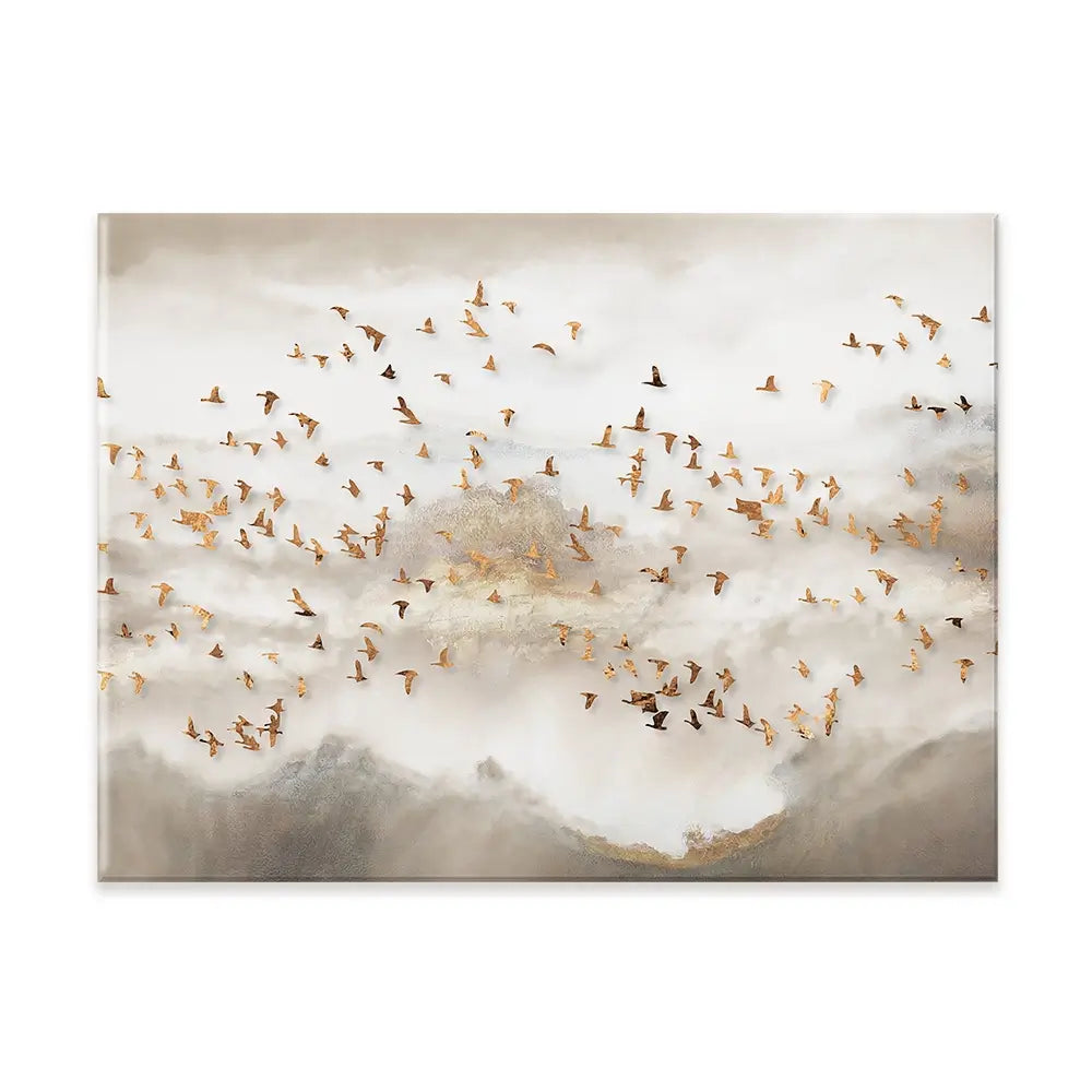 Swarm Of Birds Canvas Print Swarm Of Birds Canvas Print wall art product Art Print Shop