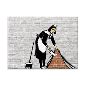 Sweep It Under The Carpet Canvas Print Sweep It Under The Carpet Canvas Print wall art product Banksy