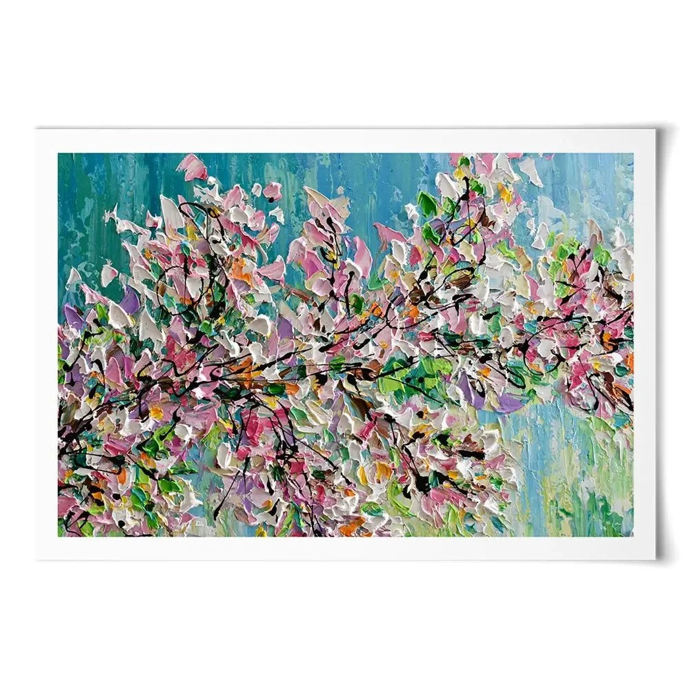 Sweet Cherry Blossom Art Print Sweet Cherry Blossom Art Print wall art product Olga Tkachyk