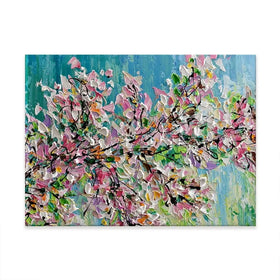 Sweet Cherry Blossom Canvas Print Sweet Cherry Blossom Canvas Print wall art product Olga Tkachyk