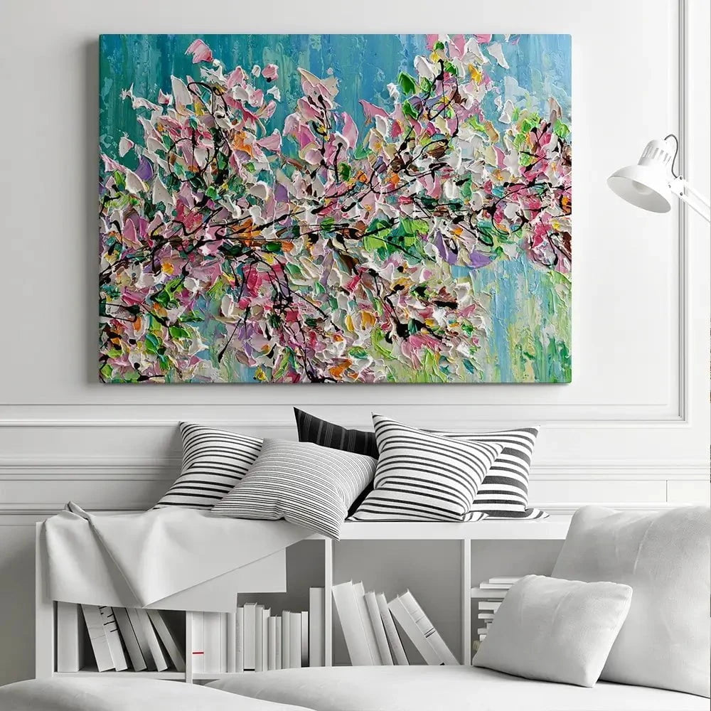 Sweet Cherry Blossom Canvas Print Sweet Cherry Blossom Canvas Print wall art product Olga Tkachyk