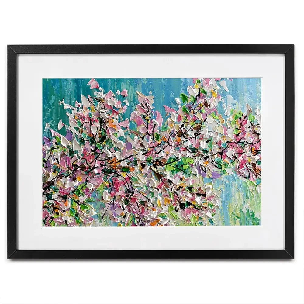 Sweet Cherry Blossom Framed Art Print Sweet Cherry Blossom Framed Art Print wall art product Olga Tkachyk