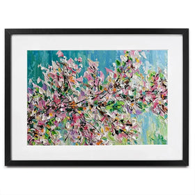 Sweet Cherry Blossom Framed Art Print Sweet Cherry Blossom Framed Art Print wall art product Olga Tkachyk