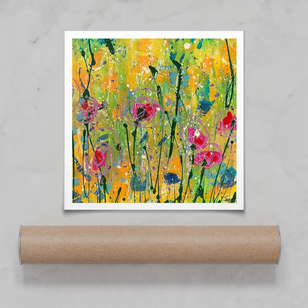 Sweetness And Light Square Art Print Sweetness And Light Square Art Print wall art product Jane Brookshaw