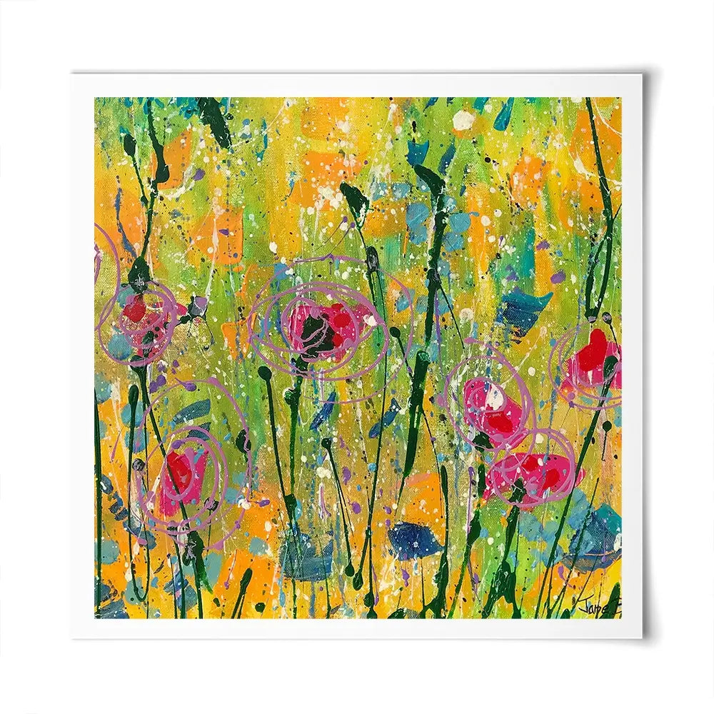 Sweetness And Light Square Art Print Sweetness And Light Square Art Print wall art product Jane Brookshaw