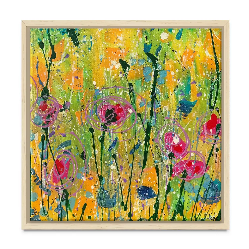 Sweetness And Light Square Canvas Print Sweetness And Light Square Canvas Print wall art product Jane Brookshaw