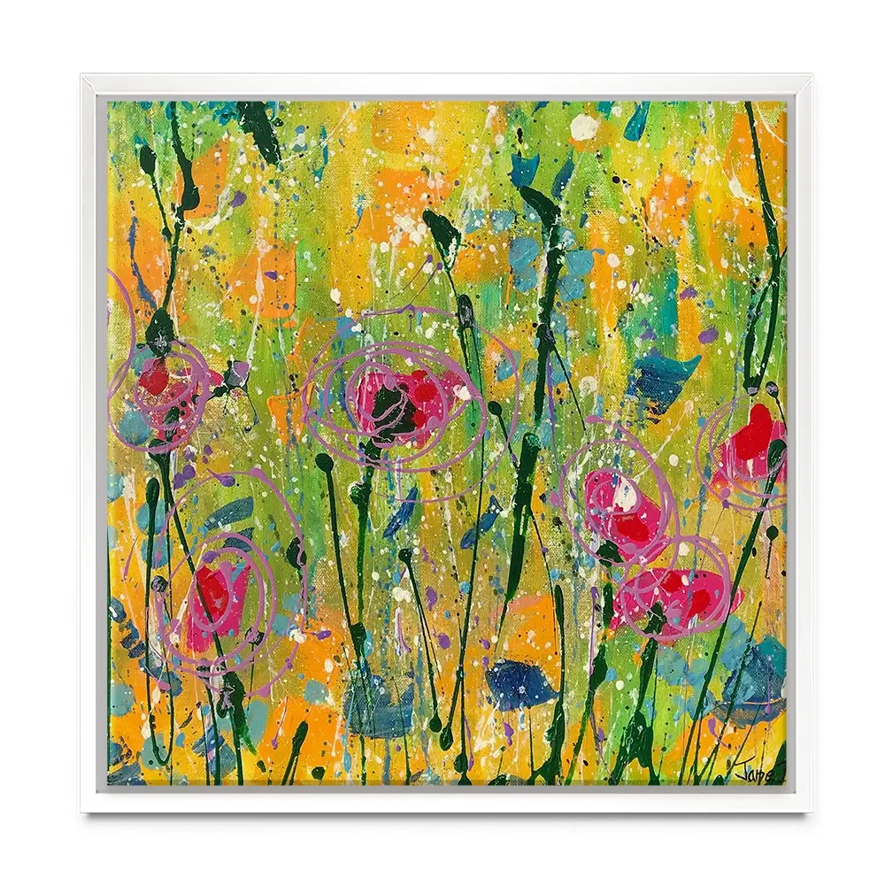 Sweetness And Light Square Canvas Print Sweetness And Light Square Canvas Print wall art product Jane Brookshaw