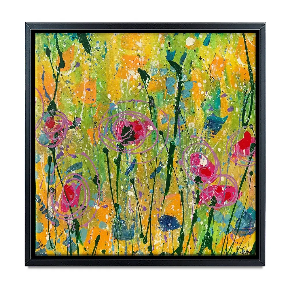 Sweetness And Light Square Canvas Print Sweetness And Light Square Canvas Print wall art product Jane Brookshaw
