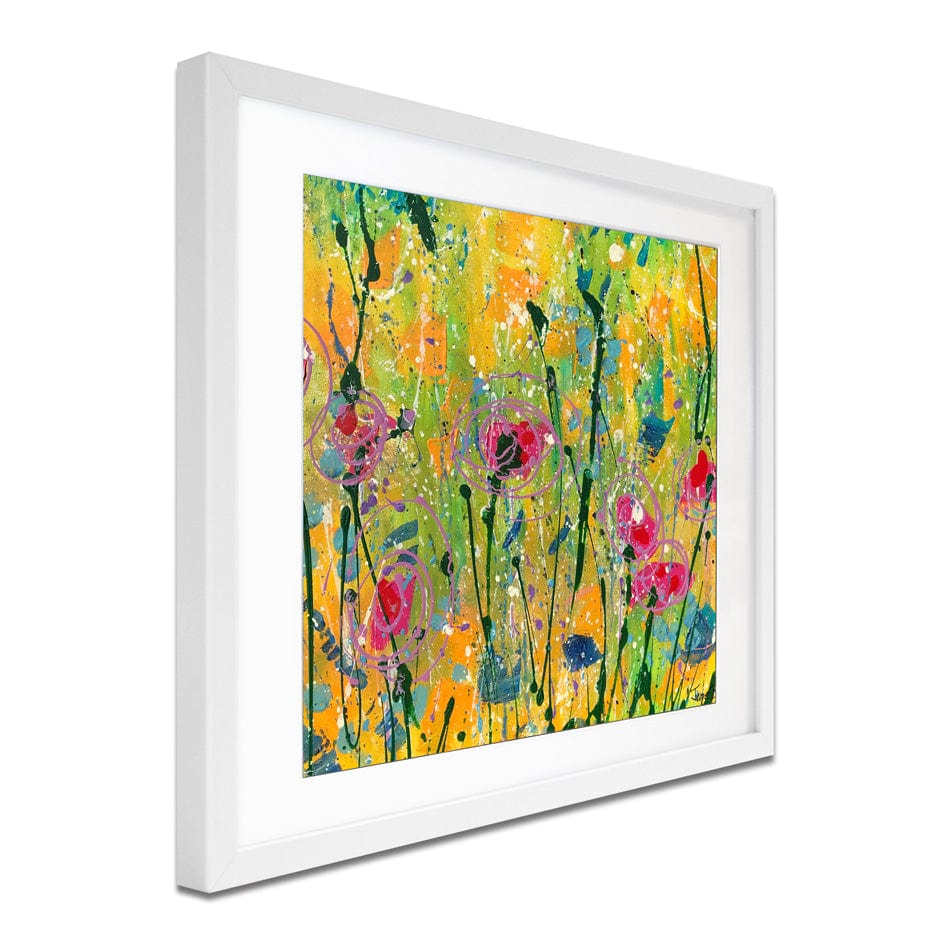 Sweetness And Light Square Framed Art Print wall art product Jane Brookshaw