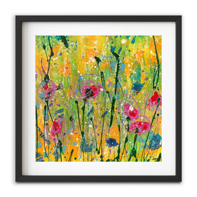 Sweetness And Light Square Framed Art Print wall art product Jane Brookshaw