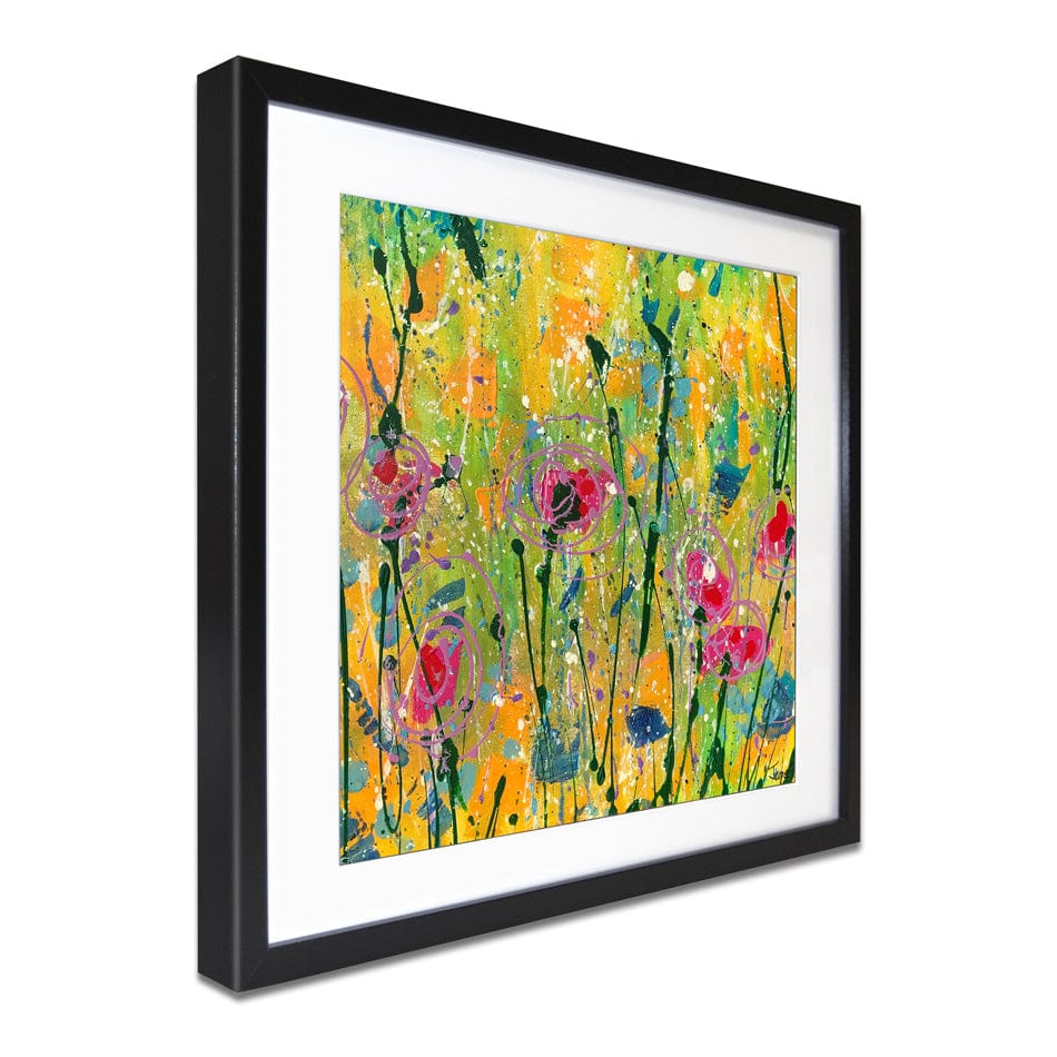 Sweetness And Light Square Framed Art Print wall art product Jane Brookshaw