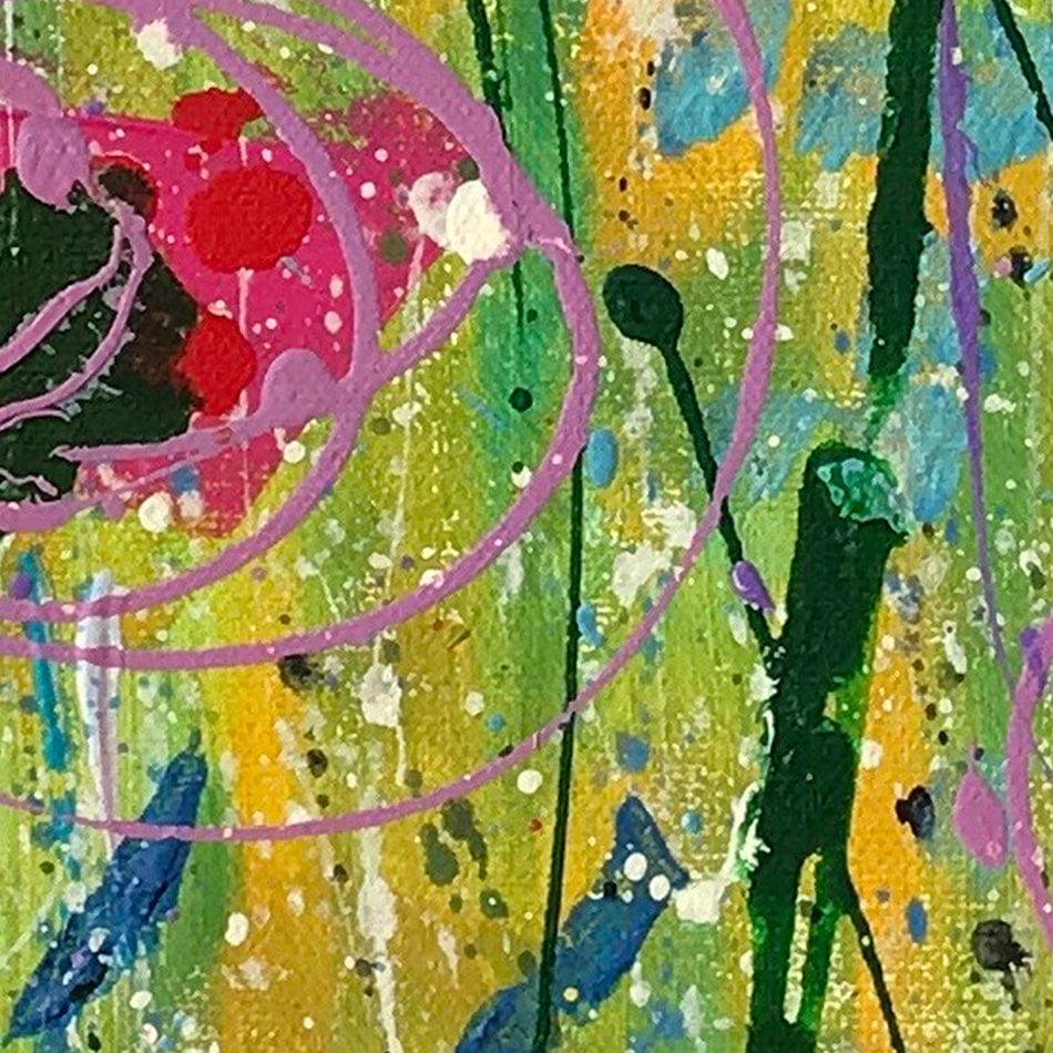 Sweetness And Light Square Framed Art Print wall art product Jane Brookshaw