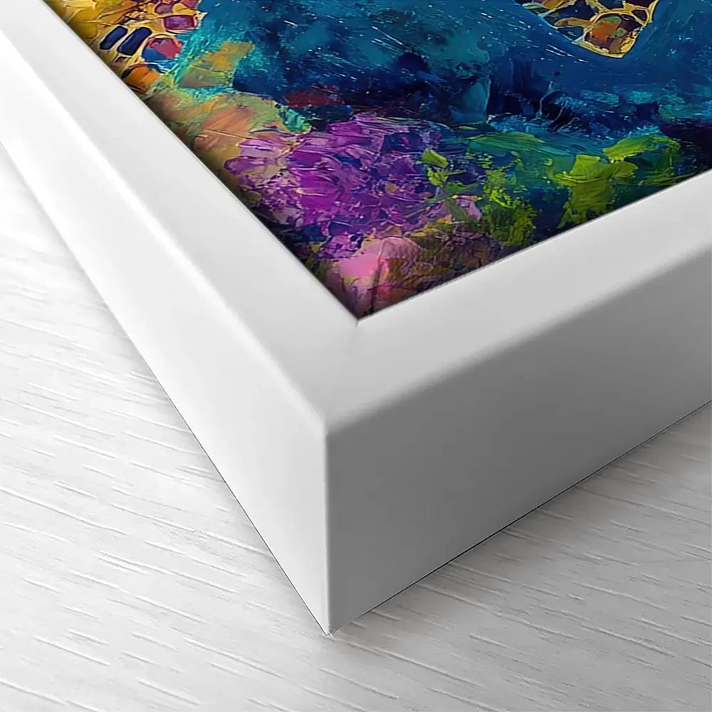 Swimming In Colour 2 Oversized Canvas Print Swimming In Colour 2 Oversized Canvas Print wall art product Petal Prints Design - Independent