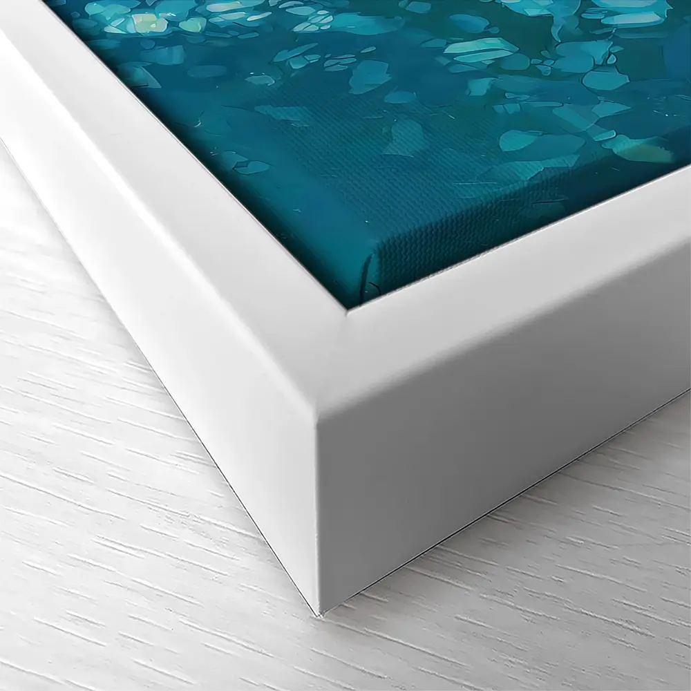 Swimming Tiger Canvas Print Swimming Tiger Canvas Print wall art product Petals Prints Design - Independent