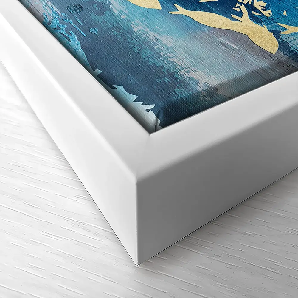 Swimming With The Fishes Canvas Print Swimming With The Fishes Canvas Print wall art product Art Print Shop