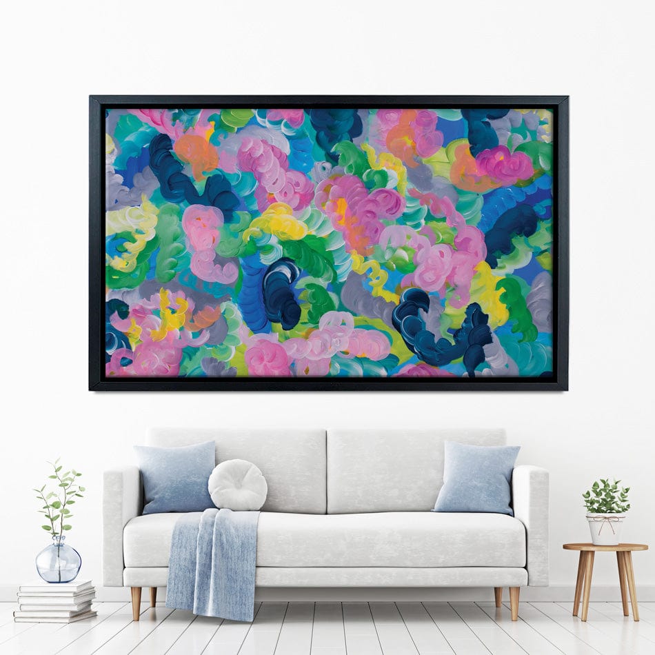 Swirls Canvas Print wall art product Olga Tkachyk