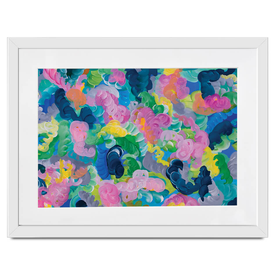 Swirls Framed Art Print Swirls Framed Art Print wall art product Olga Tkachyk