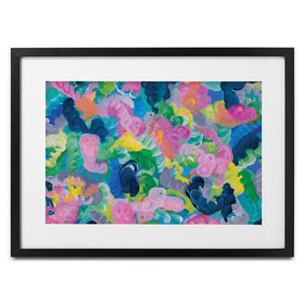 Swirls Framed Art Print wall art product Olga Tkachyk