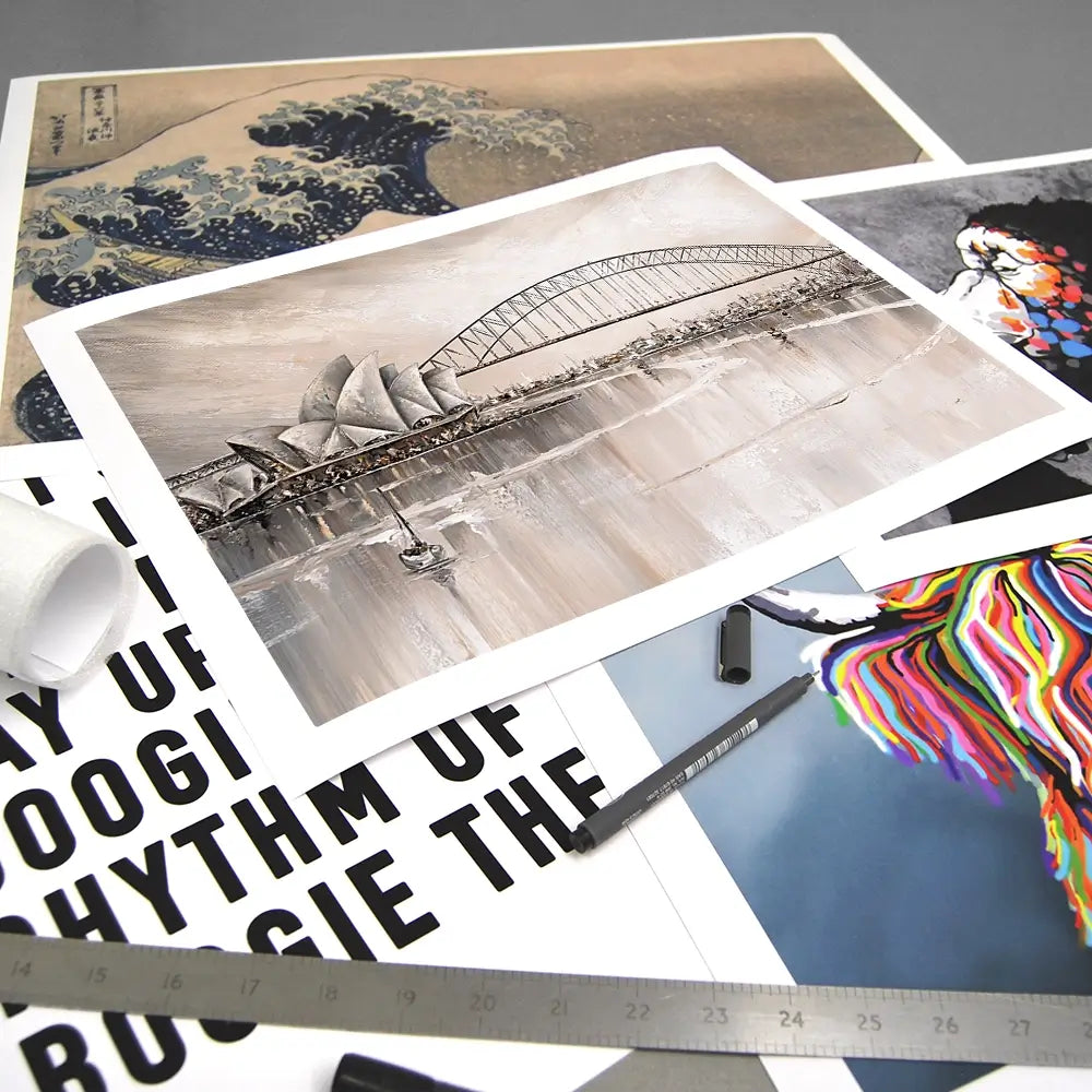 Sydney Skyline Art Print Sydney Skyline Art Print wall art product Isabella Karolewicz