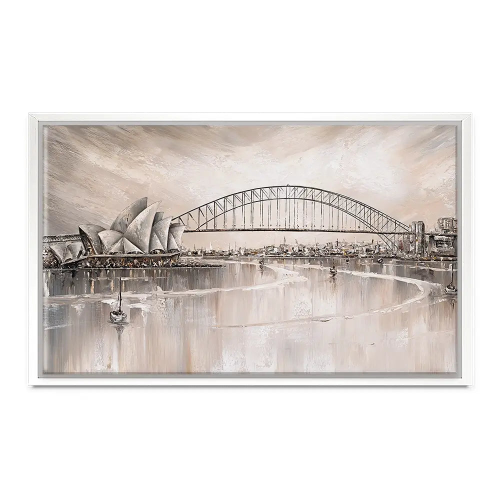 Sydney Skyline Canvas Print Sydney Skyline Canvas Print wall art product Isabella Karolewicz