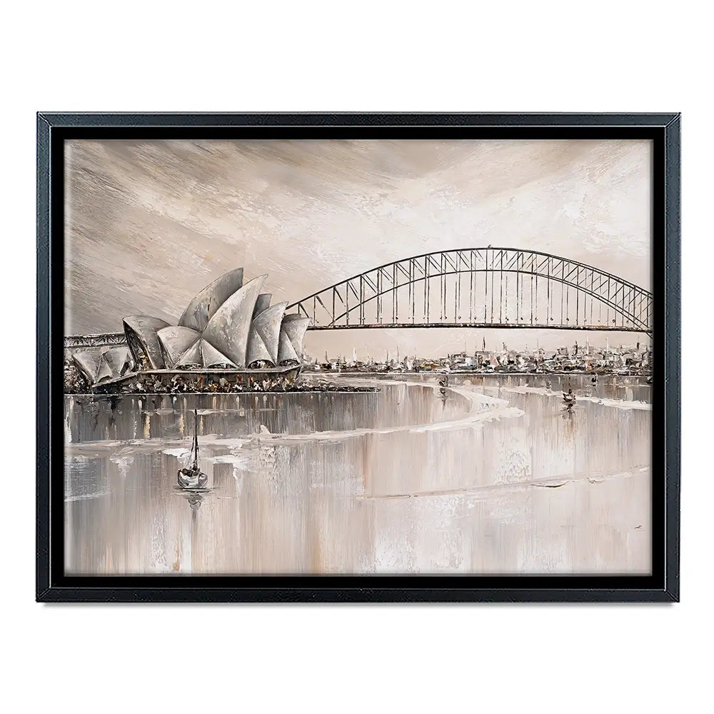 Sydney Skyline Canvas Print Sydney Skyline Canvas Print wall art product Isabella Karolewicz