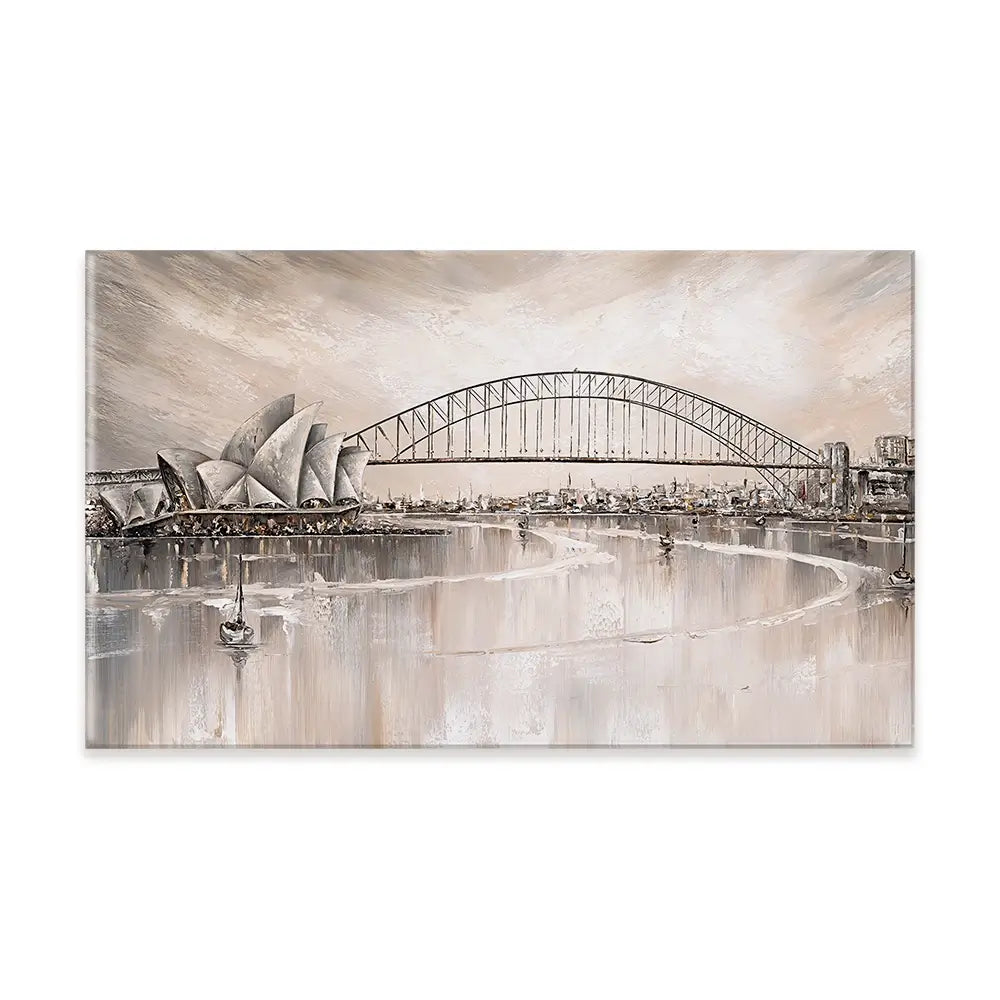 Sydney Skyline Canvas Print Sydney Skyline Canvas Print wall art product Isabella Karolewicz