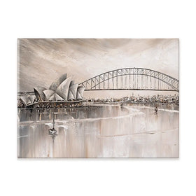 Sydney Skyline Canvas Print Sydney Skyline Canvas Print wall art product Isabella Karolewicz