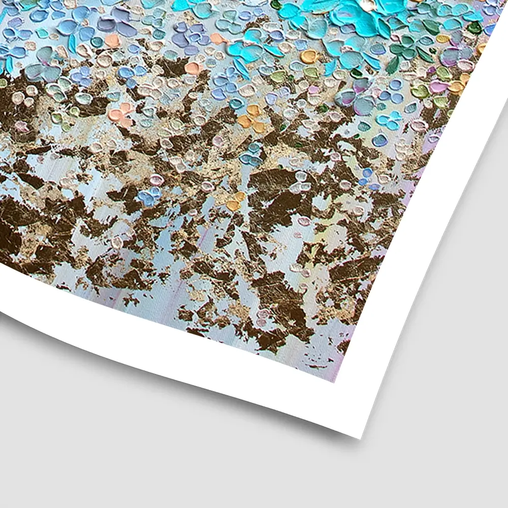 Symphony Of Colour Square Art Print Symphony Of Colour Square Art Print wall art product Nada Khatib