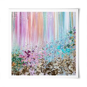Symphony Of Colour Square Art Print Symphony Of Colour Square Art Print wall art product Nada Khatib
