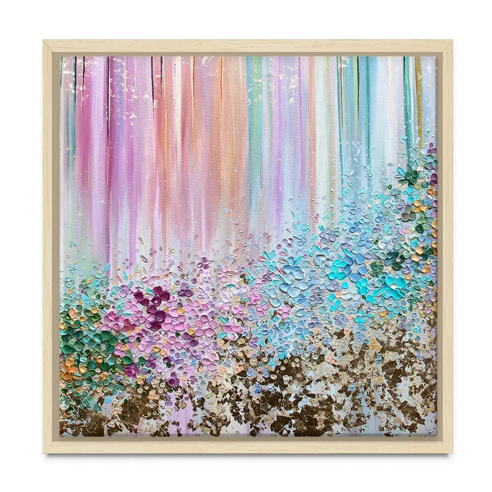 Symphony Of Colour Square Canvas Print Symphony Of Colour Square Canvas Print wall art product Nada Khatib