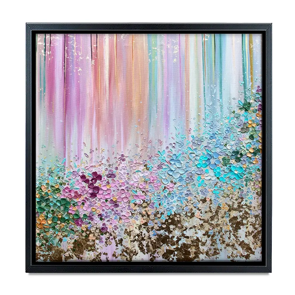 Symphony Of Colour Square Canvas Print Symphony Of Colour Square Canvas Print wall art product Nada Khatib