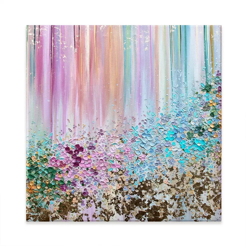 Symphony Of Colour Square Canvas Print Symphony Of Colour Square Canvas Print wall art product Nada Khatib