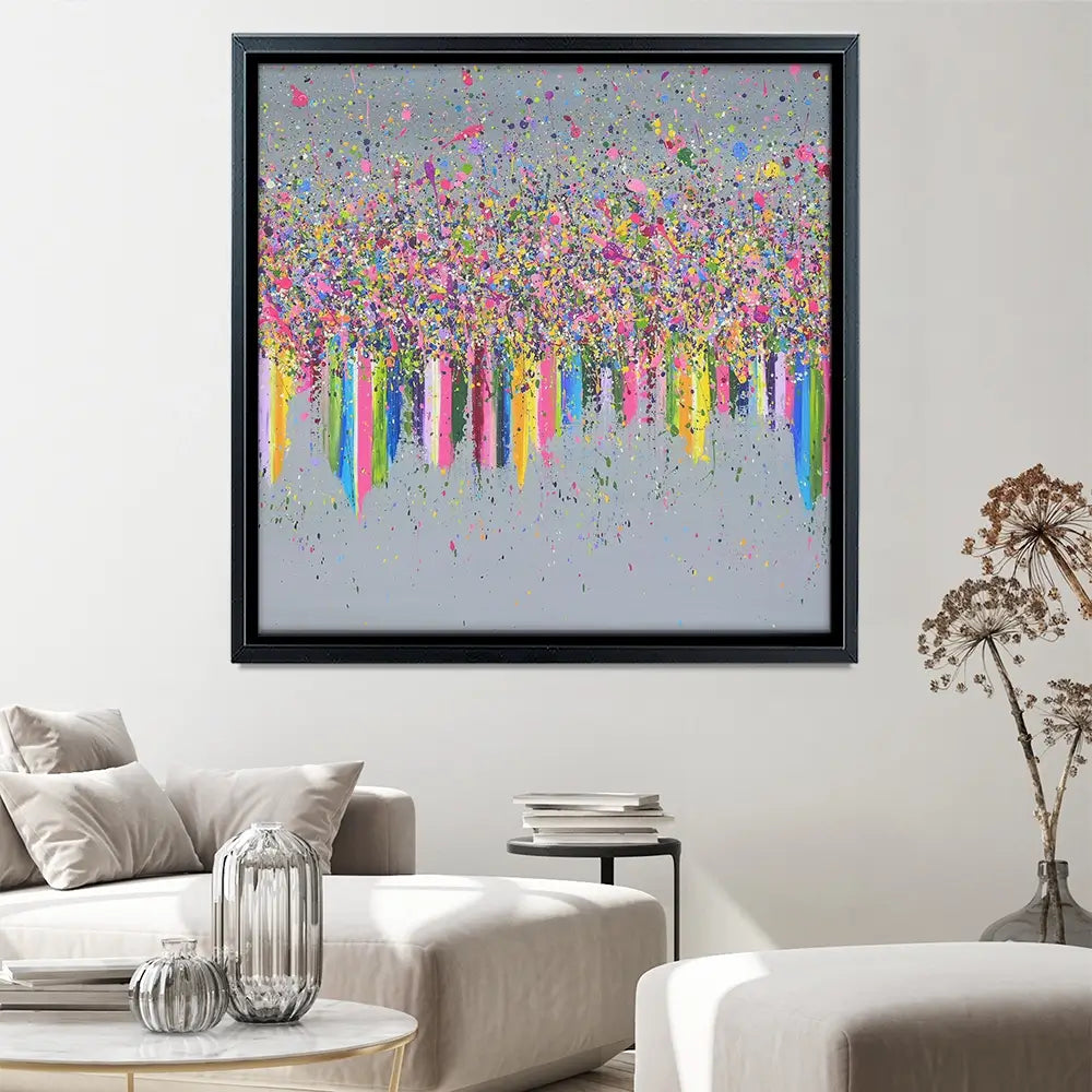 Symphony Of Love Square Canvas Print Symphony Of Love Square Canvas Print wall art product Art Print Shop