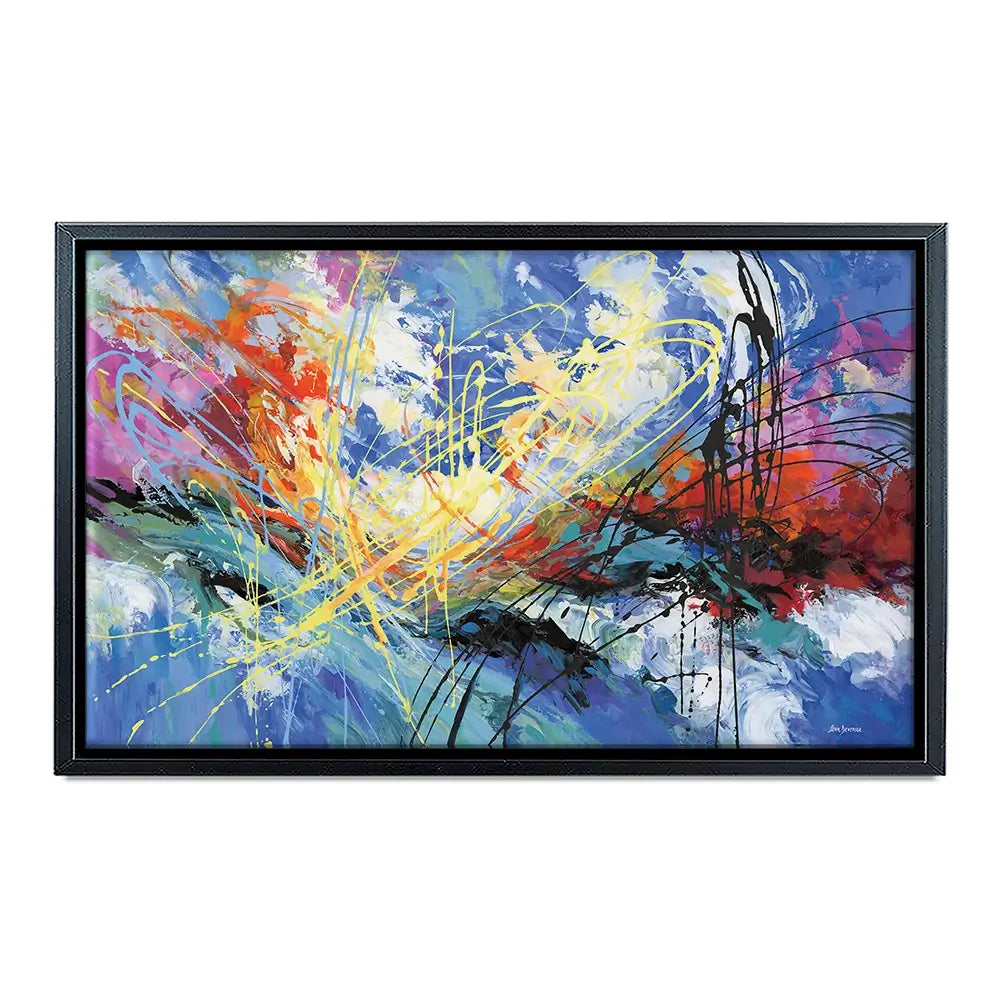 Symphony Of Positive Energy Canvas Print Symphony Of Positive Energy Canvas Print wall art product Leon Devenice