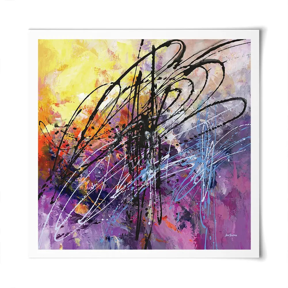 Symphony Of Unbroken Spirit Square Art Print Symphony Of Unbroken Spirit Square Art Print wall art product Leon Devenice