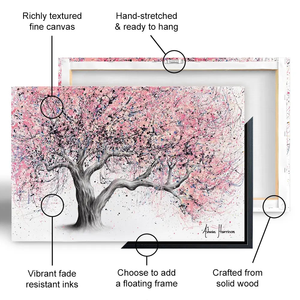 Taffy Blossom Tree Canvas Print Taffy Blossom Tree Canvas Print | Taffy Blossom Tree Artwork wall art product Ashvin Harrison