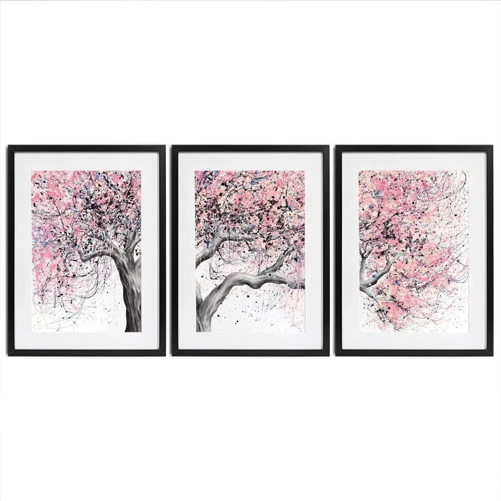 Taffy Blossom Tree Framed Art Print Trio Taffy Blossom Tree Framed Art Print Trio wall art product Ashvin Harrison