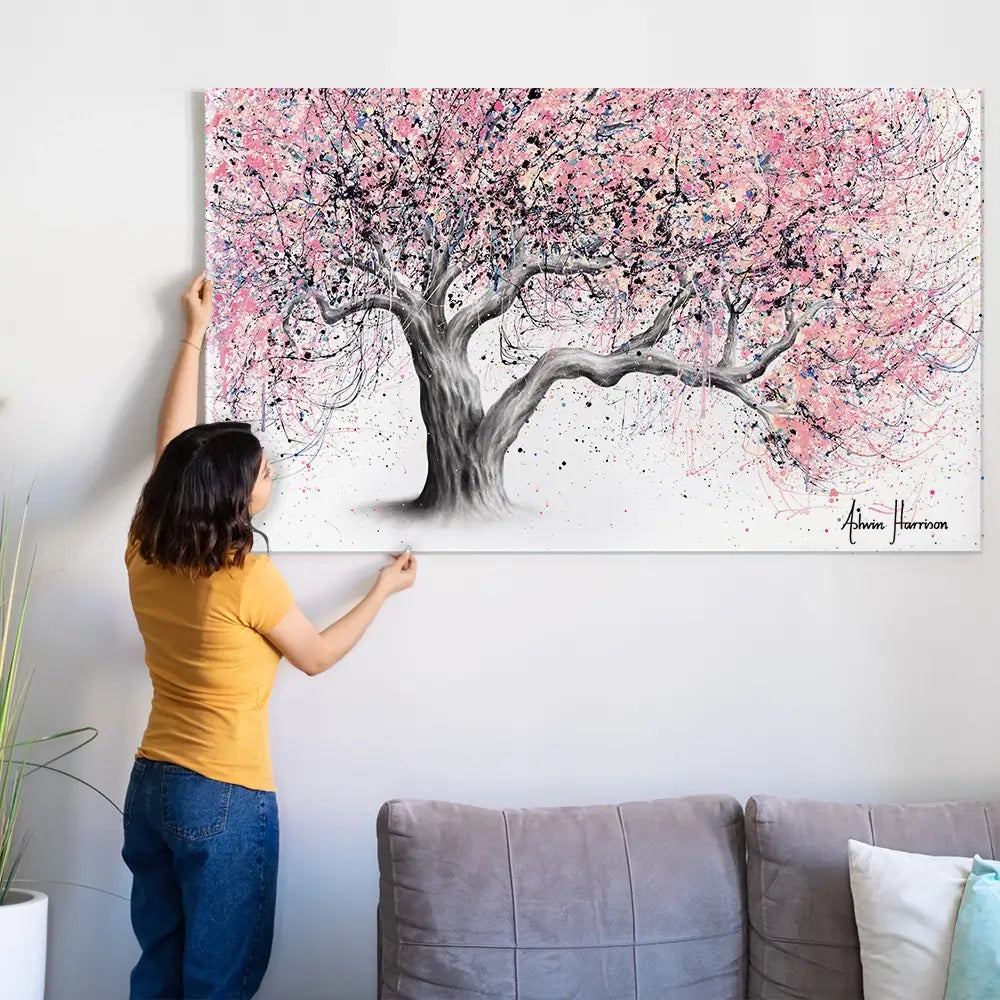 Taffy Blossom Tree Oversized Canvas Print Taffy Blossom Tree Oversized Canvas Print wall art product Ashvin Harrison