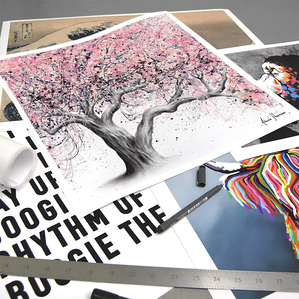 Taffy Blossom Tree Square Art Print Taffy Blossom Tree Square Art Print wall art product Ashvin Harrison