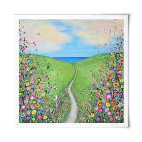 Take Me To The Sea Square Art Print Take Me To The Sea Square Art Print wall art product Jo Gough