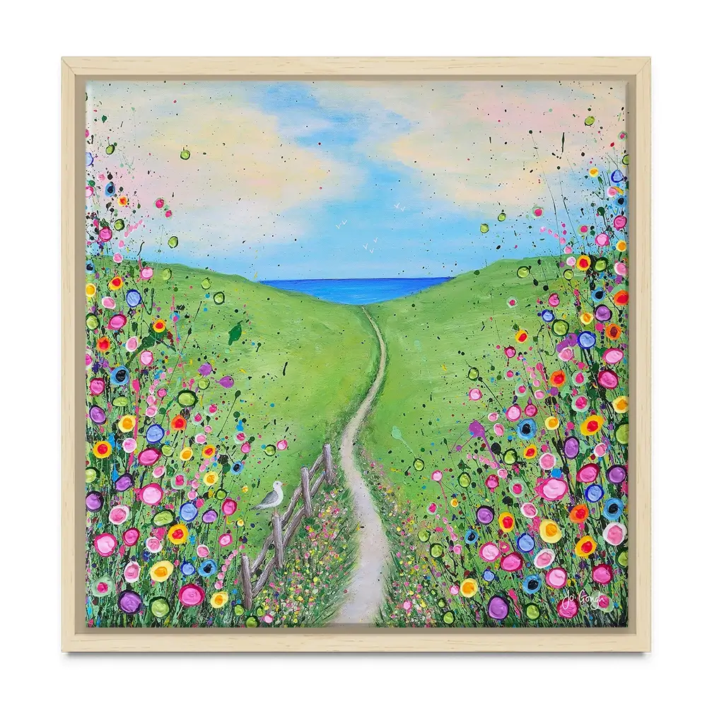 Take Me To The Sea Square Canvas Print Take Me To The Sea Square Canvas Print wall art product Jo Gough