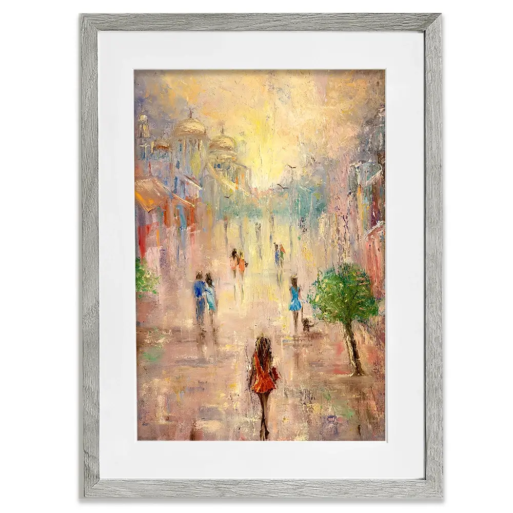 Taking A Walk Framed Art Print Taking A Walk Framed Art Print wall art product Boyan Dimitrov / Shutterstock