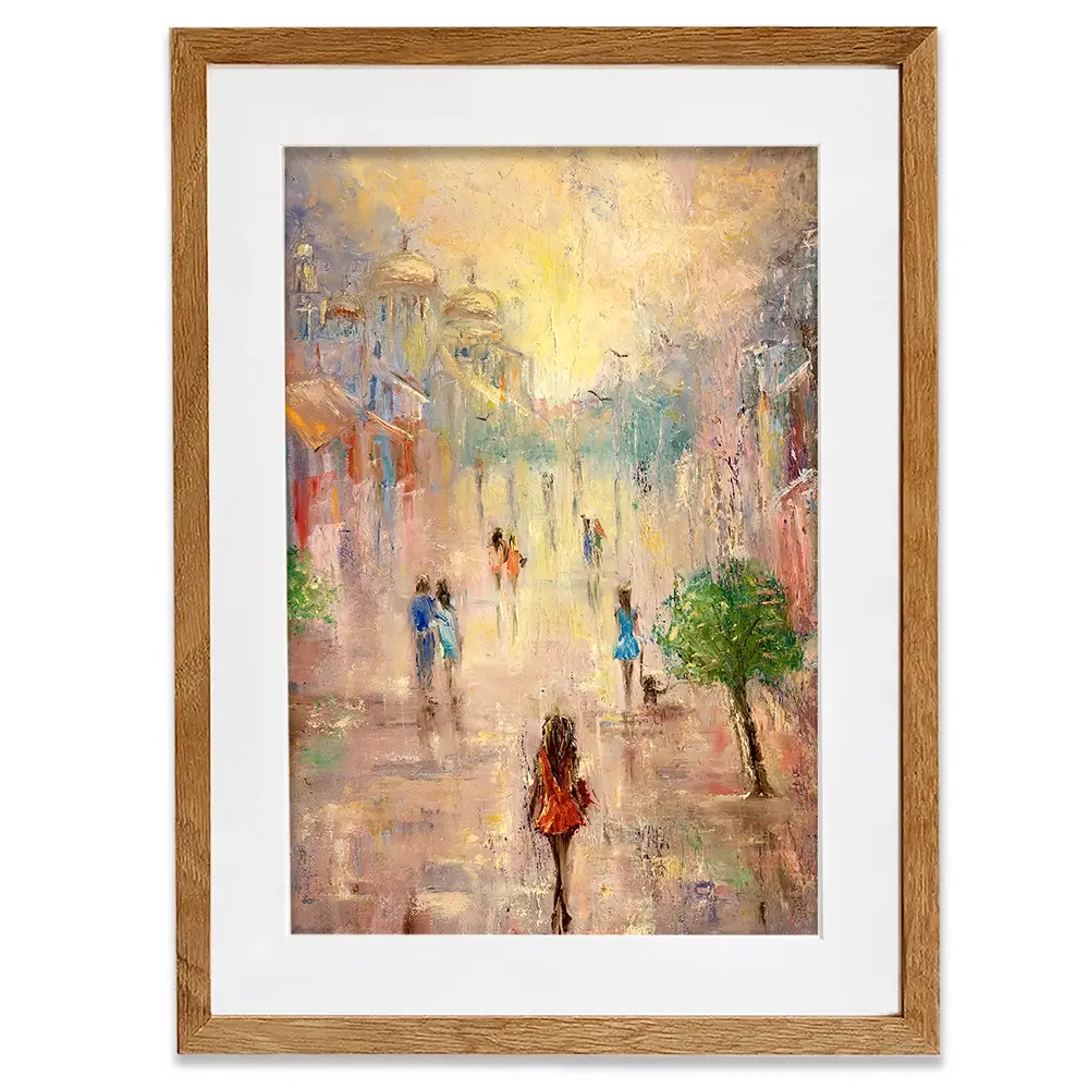 Taking A Walk Framed Art Print Taking A Walk Framed Art Print wall art product Boyan Dimitrov / Shutterstock